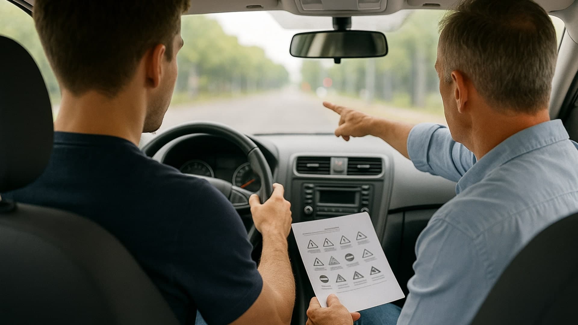 Vällingby Körakademin – bil på väg